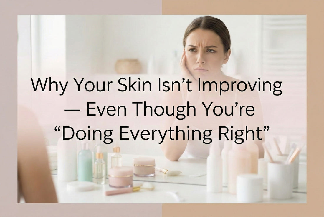Why Your Skin Isn’t Improving Even When You’re “Doing Everything Right”