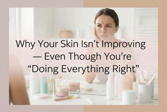 Why Your Skin Isn’t Improving Even When You’re “Doing Everything Right”